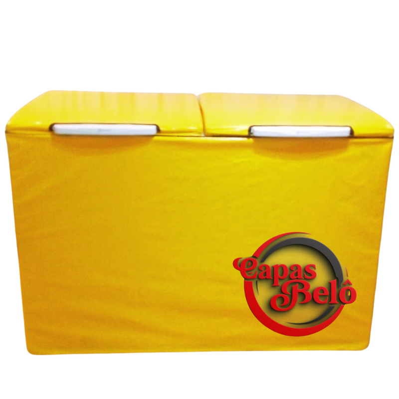 Capa para freezer horizontal 2 tampas completo Electrolux H-400 ou H-440  só tampas